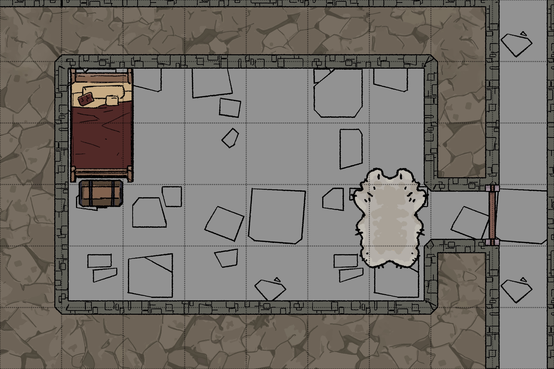 Mountain Men Officers Bedroom