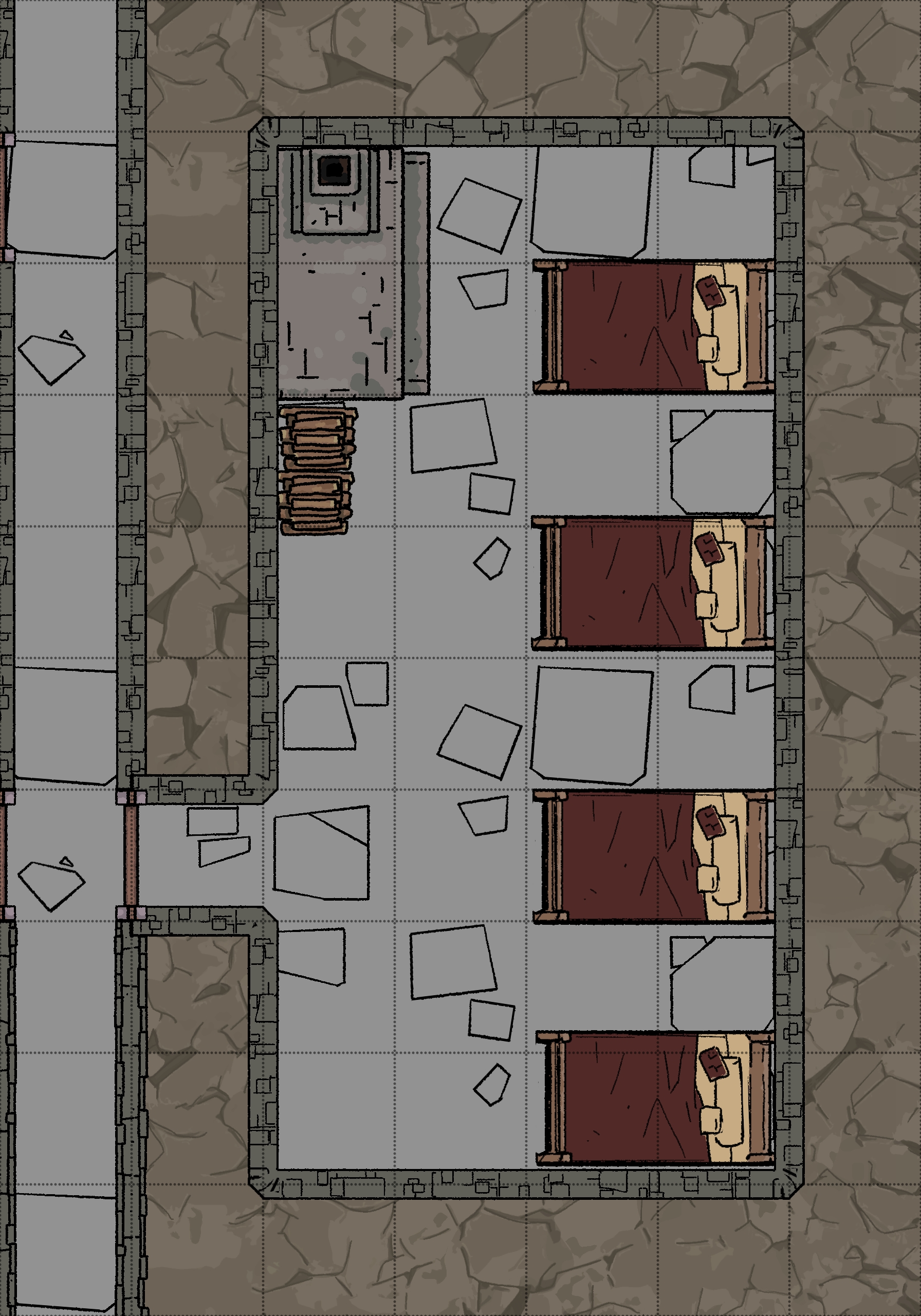 Mountain Men Main Barracks