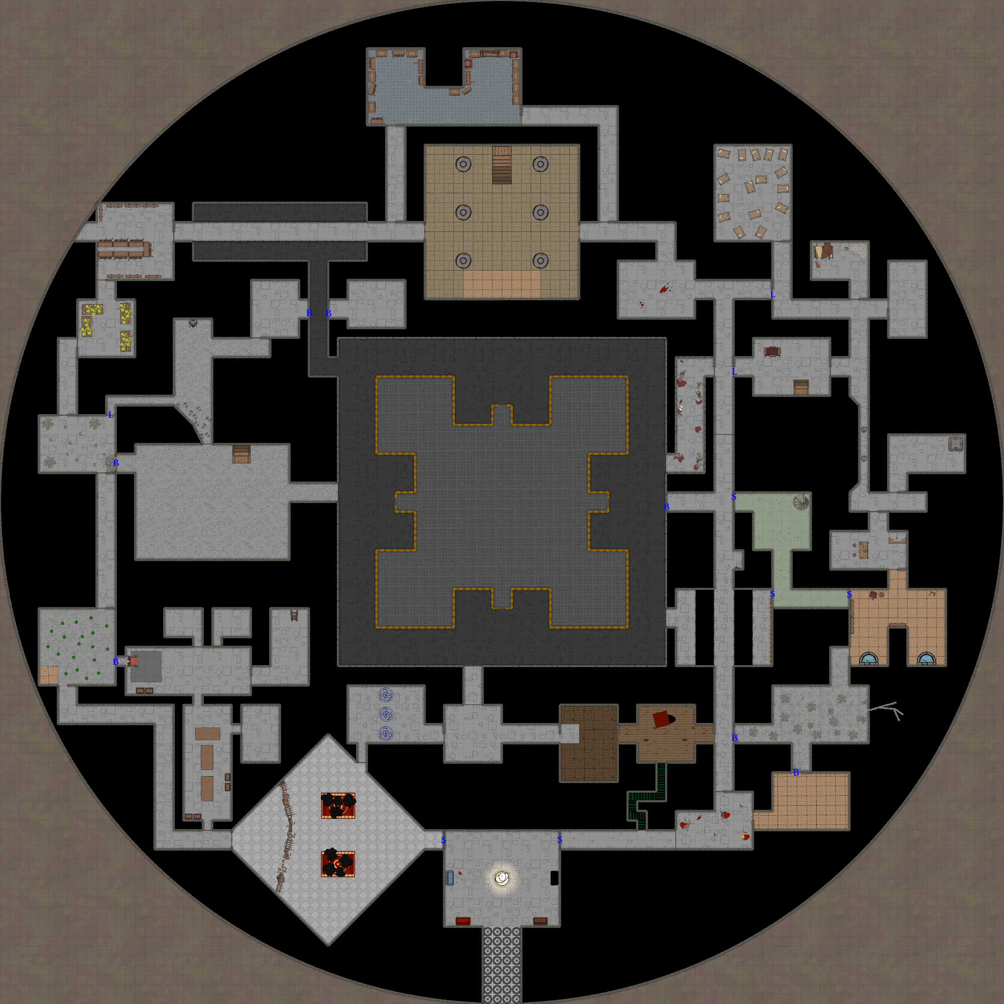 Megadungeon Floor 1 Map