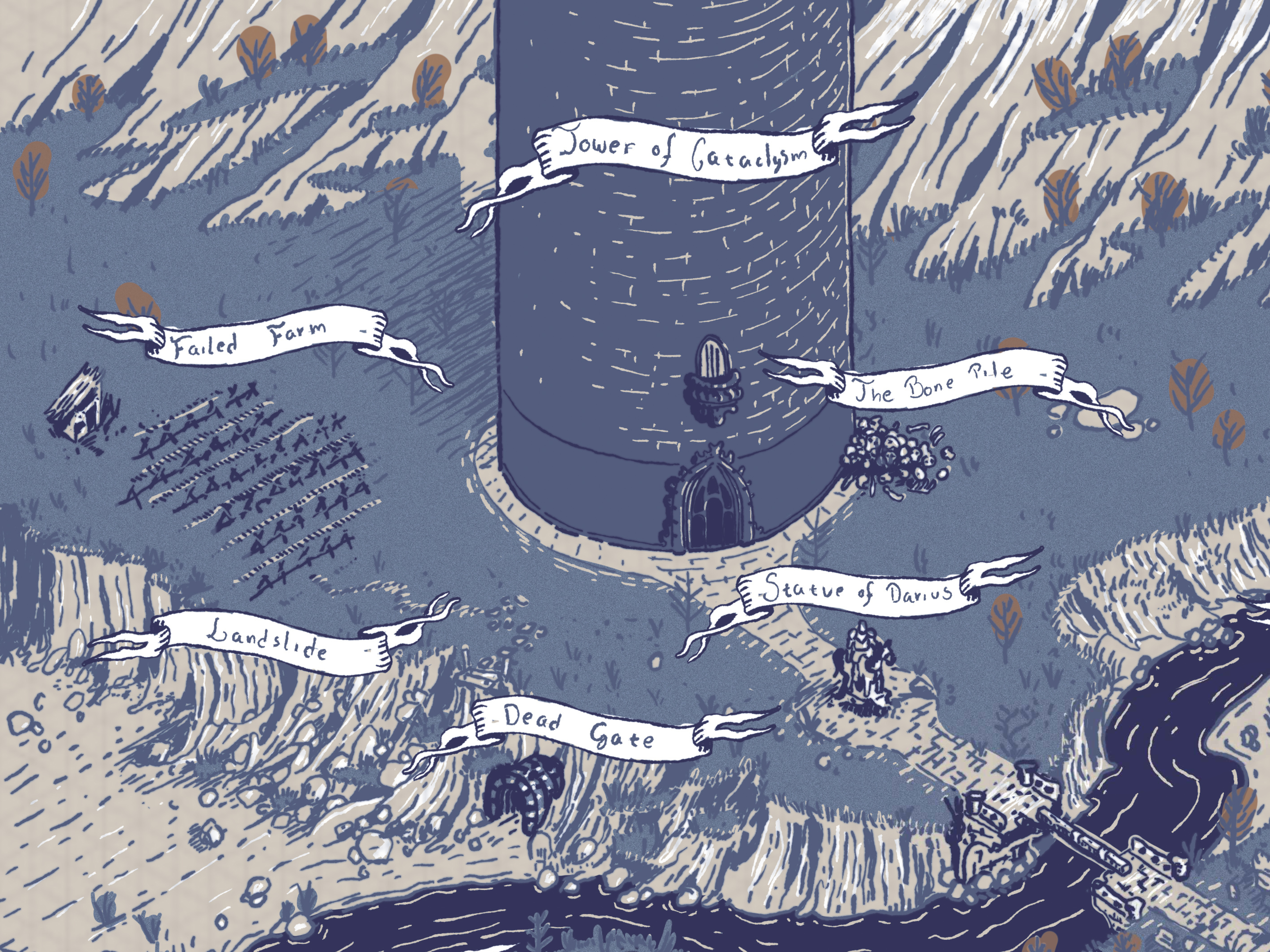 Outside the Tower Map